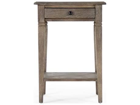 Limed Grey End Table Z320