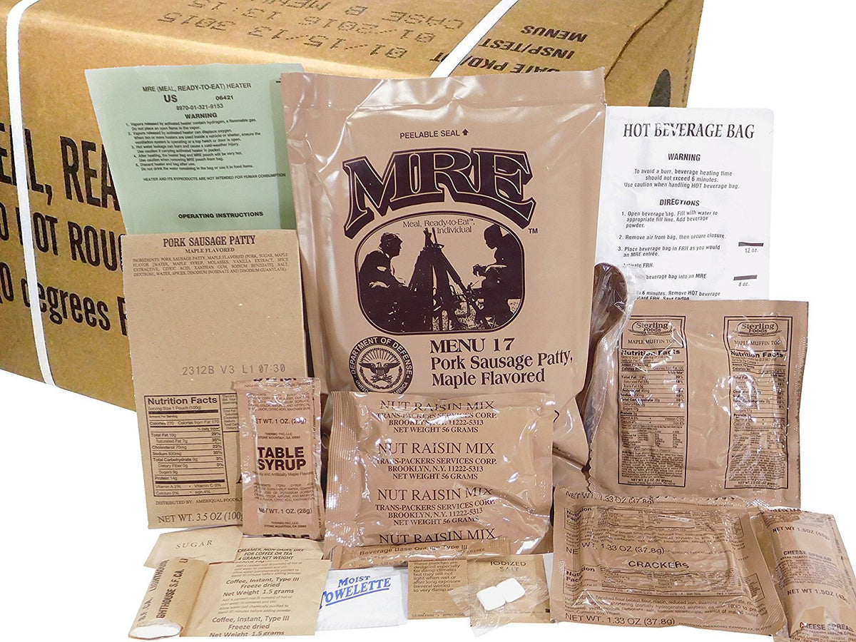 12 Meals MRE with 2019 Inspection Date P2348
