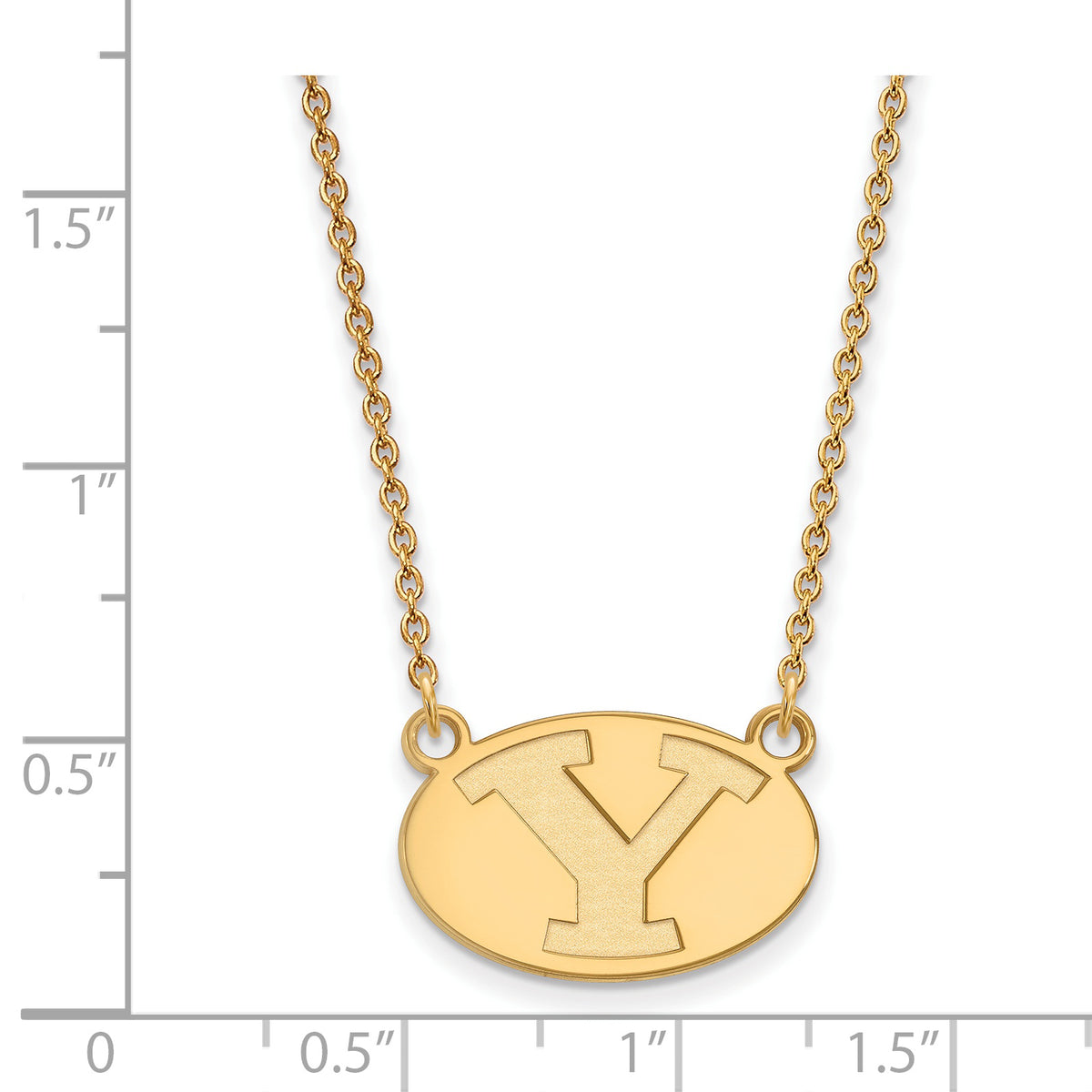 14k Yellow Gold Small Pendant Necklace C318455