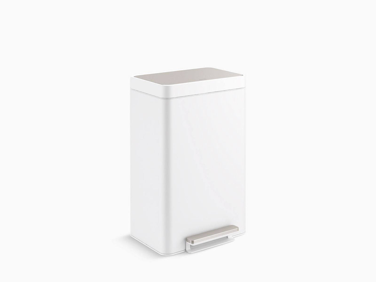 13 gal. Stainless Steel Step-On Trash Can N85892