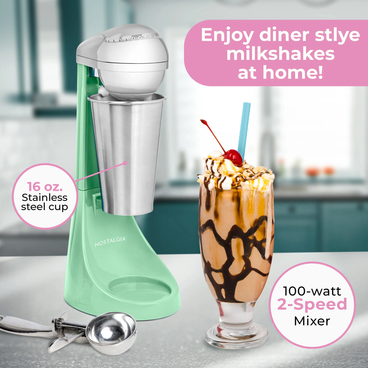 Milkshake Maker and Drink Mixer H6805
