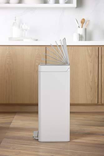 13 gal. Stainless Steel Step-On Trash Can N85892