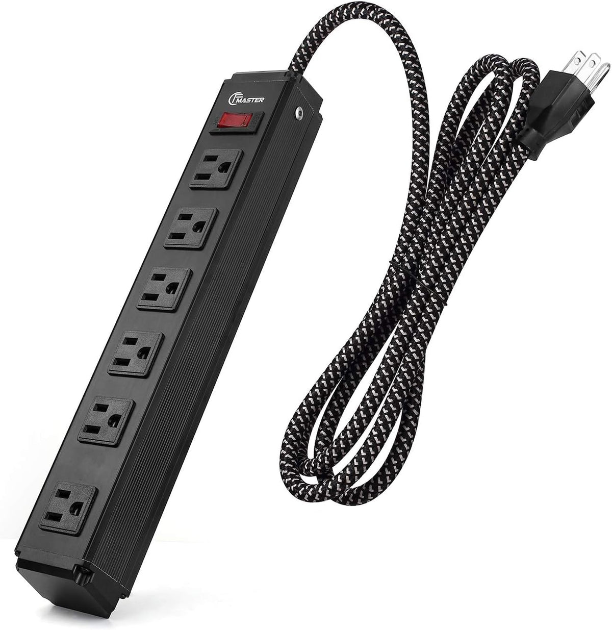 12 Outlet 2 Pack Heavy Duty Power Strip with 6 feet Extension Cord G511