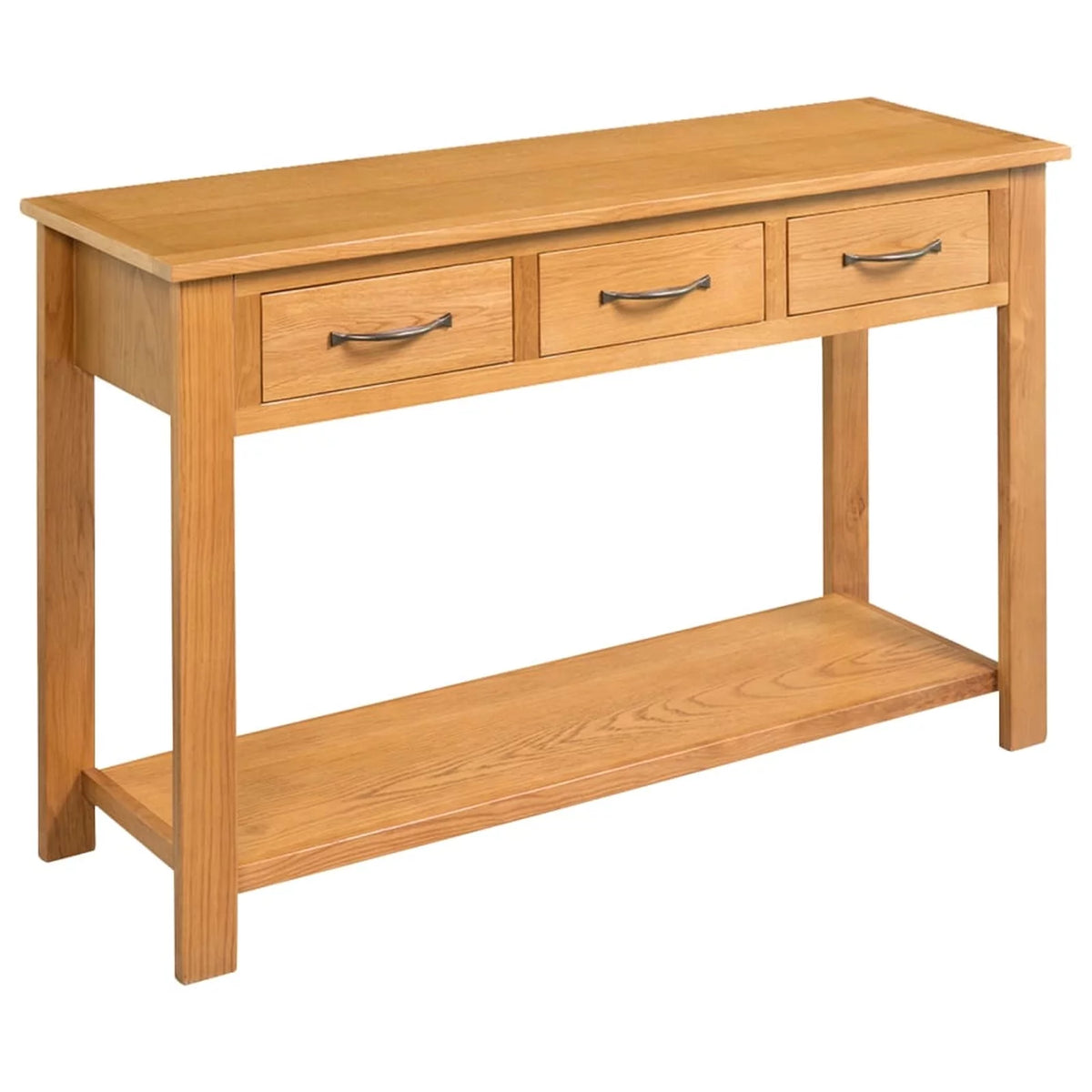 Solid Oak Wood Console Table S78361