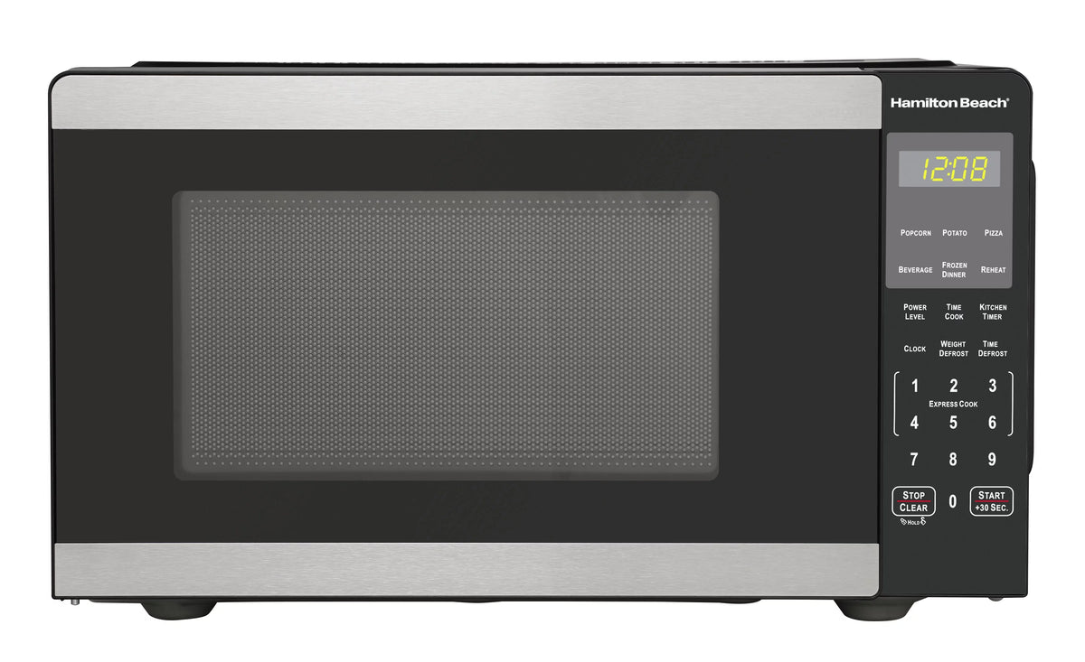 0.9 Cu ft 900 Watts Stainless Steel Countertop Microwave Oven N701