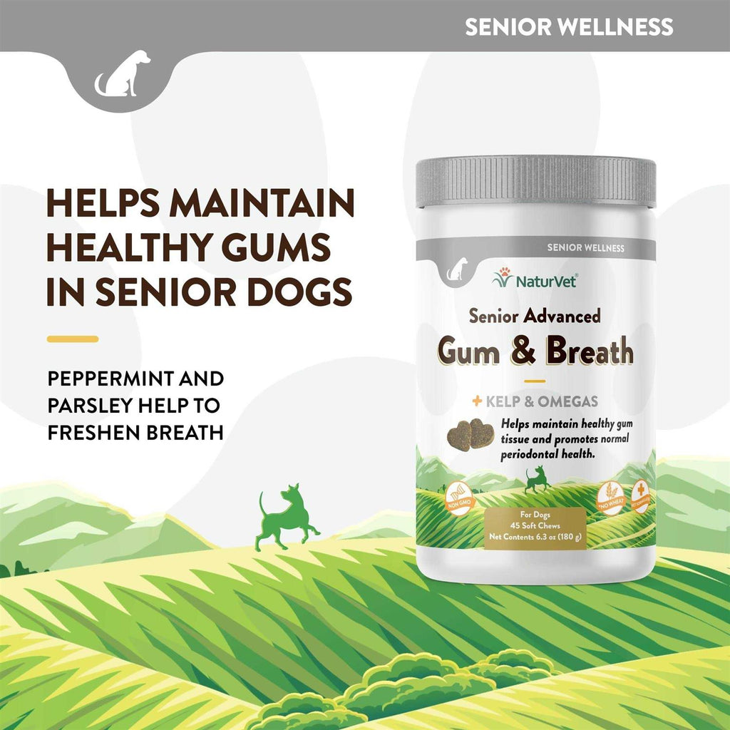 Senior Advanced Gum & Breath Soft Dog Chews O599468