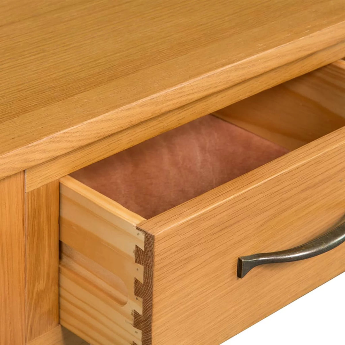 Solid Oak Wood Console Table S78361