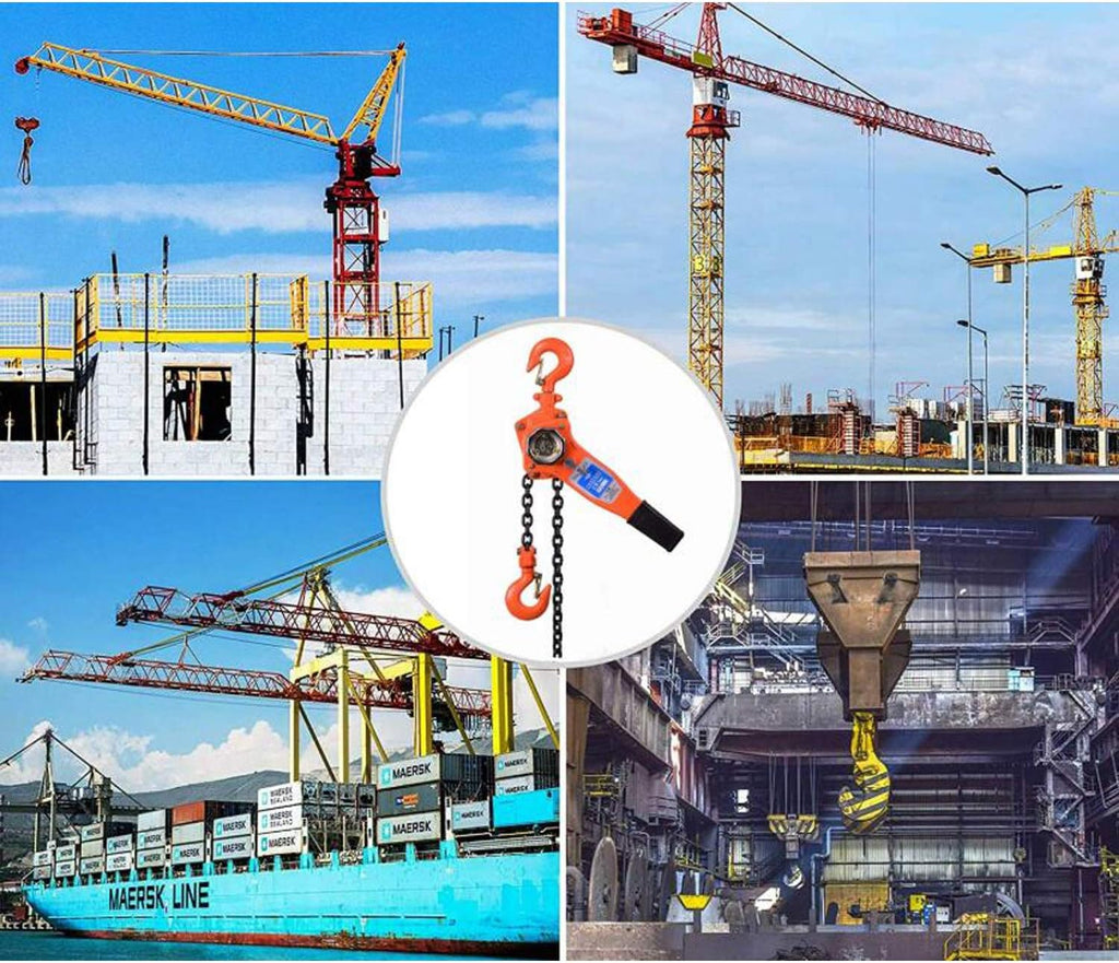 1-1/2 Ton Manual Lift Lever Block Chain Hoist, 20 feet Ratchet Chain Hoist Puller X77827