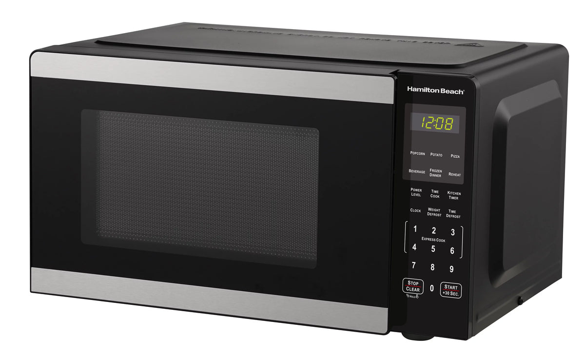 0.9 Cu ft 900 Watts Stainless Steel Countertop Microwave Oven N701