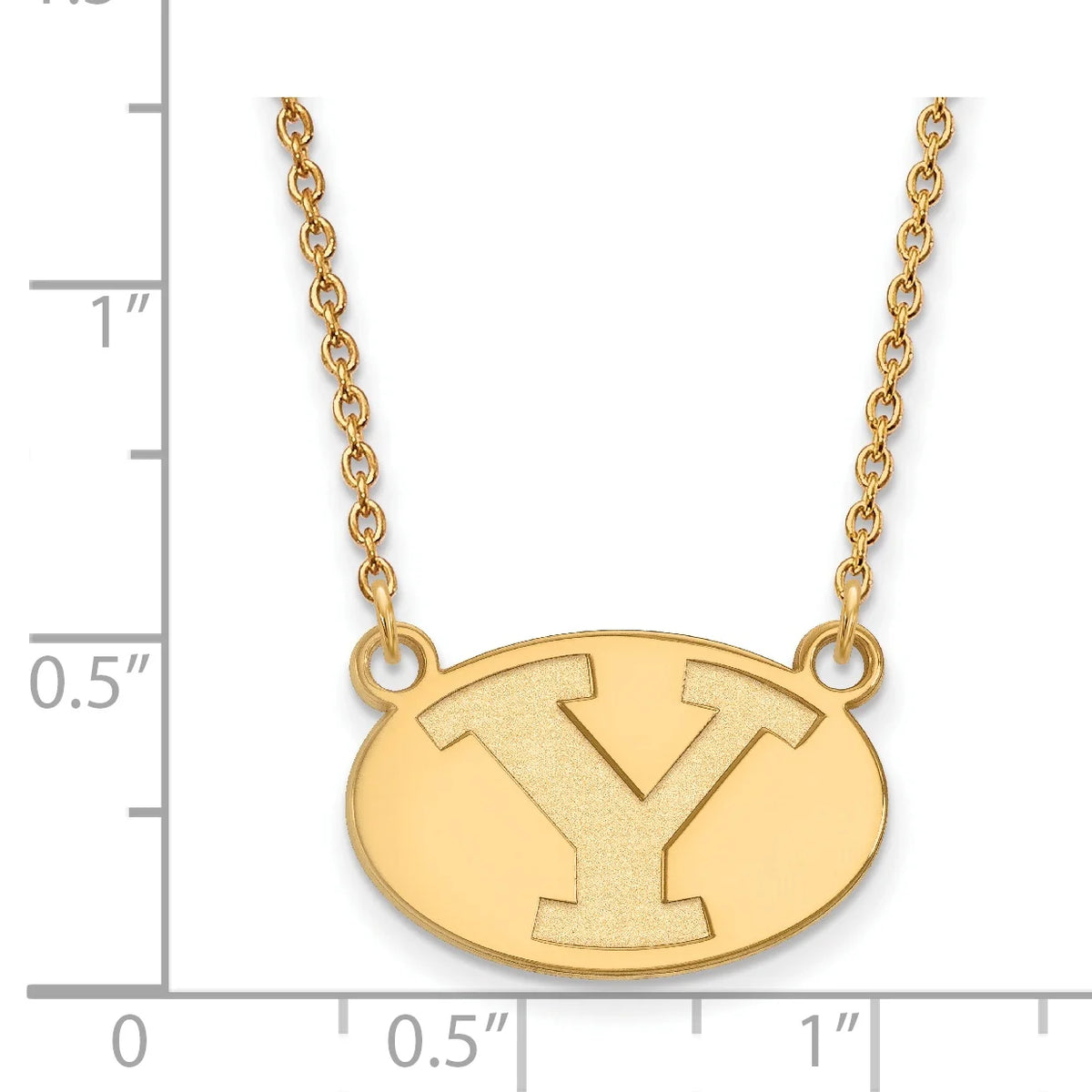 14k Yellow Gold Small Pendant Necklace C318455