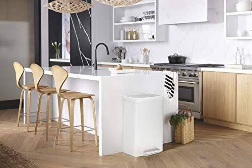 13 gal. Stainless Steel Step-On Trash Can N85892