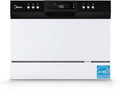 White Portable Dishwasher, 6 Place Settings A849