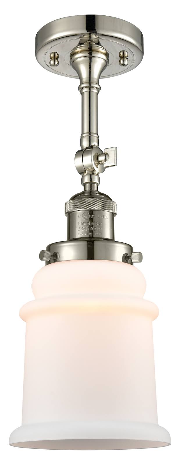 1 Light Semi-Flush Mount V7502