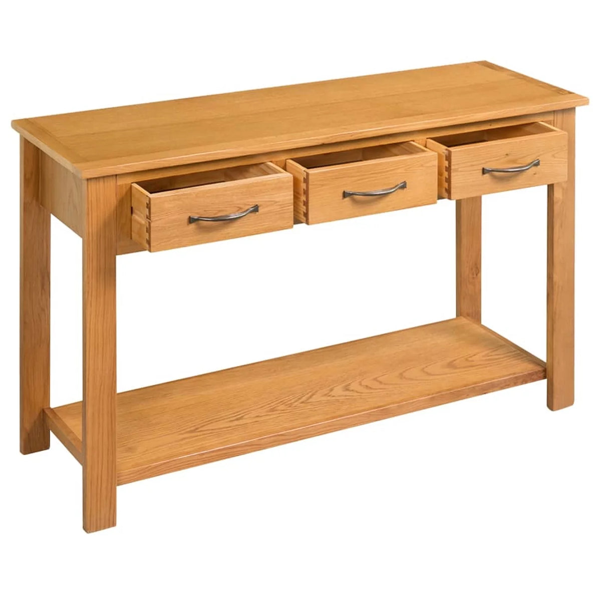 Solid Oak Wood Console Table S78361
