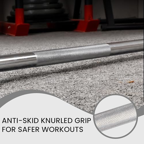 1 Inch Barbell Bar 300 Pound Capacity Z362