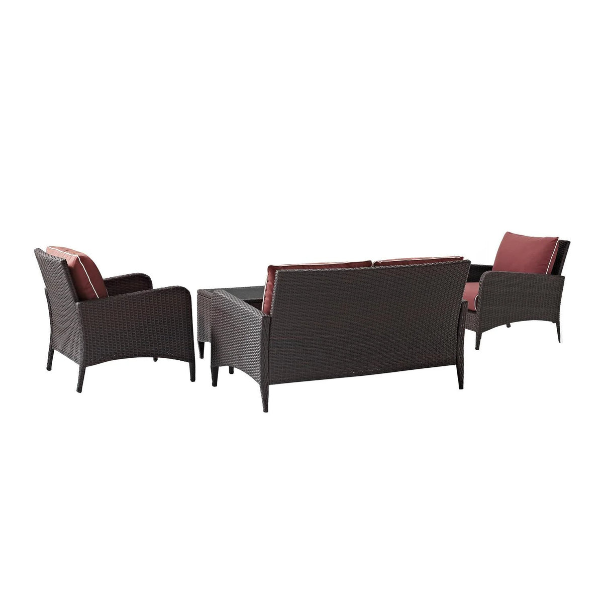 4Pc Outdoor Wicker Conversation Set I6966
