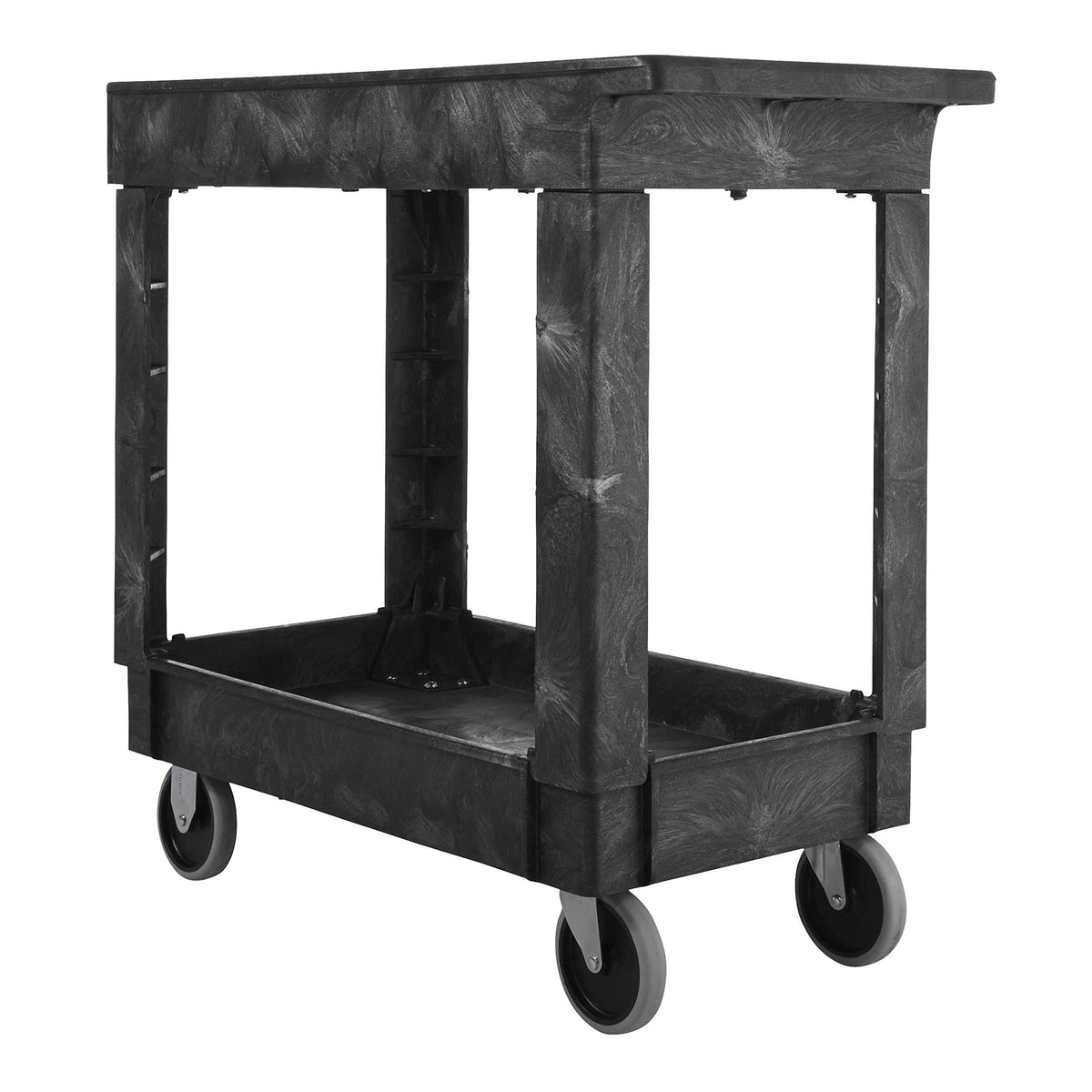 Black 2 Shelf Utility Cart L214