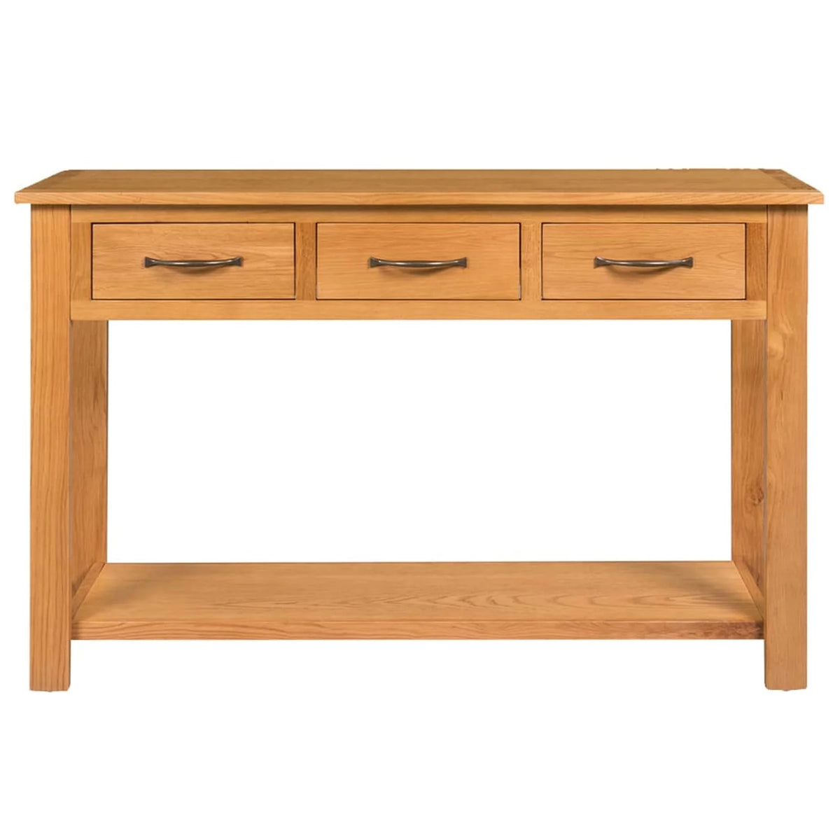 Solid Oak Wood Console Table S78361