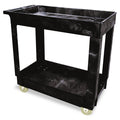 Black 2 Shelf Utility Cart L214