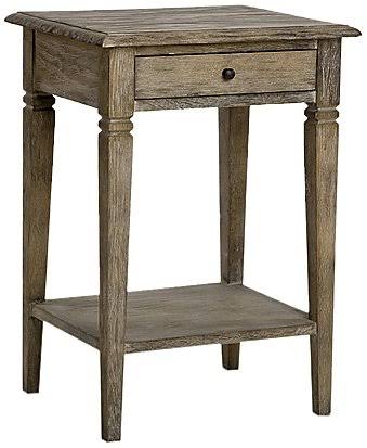 Limed Grey End Table Z320