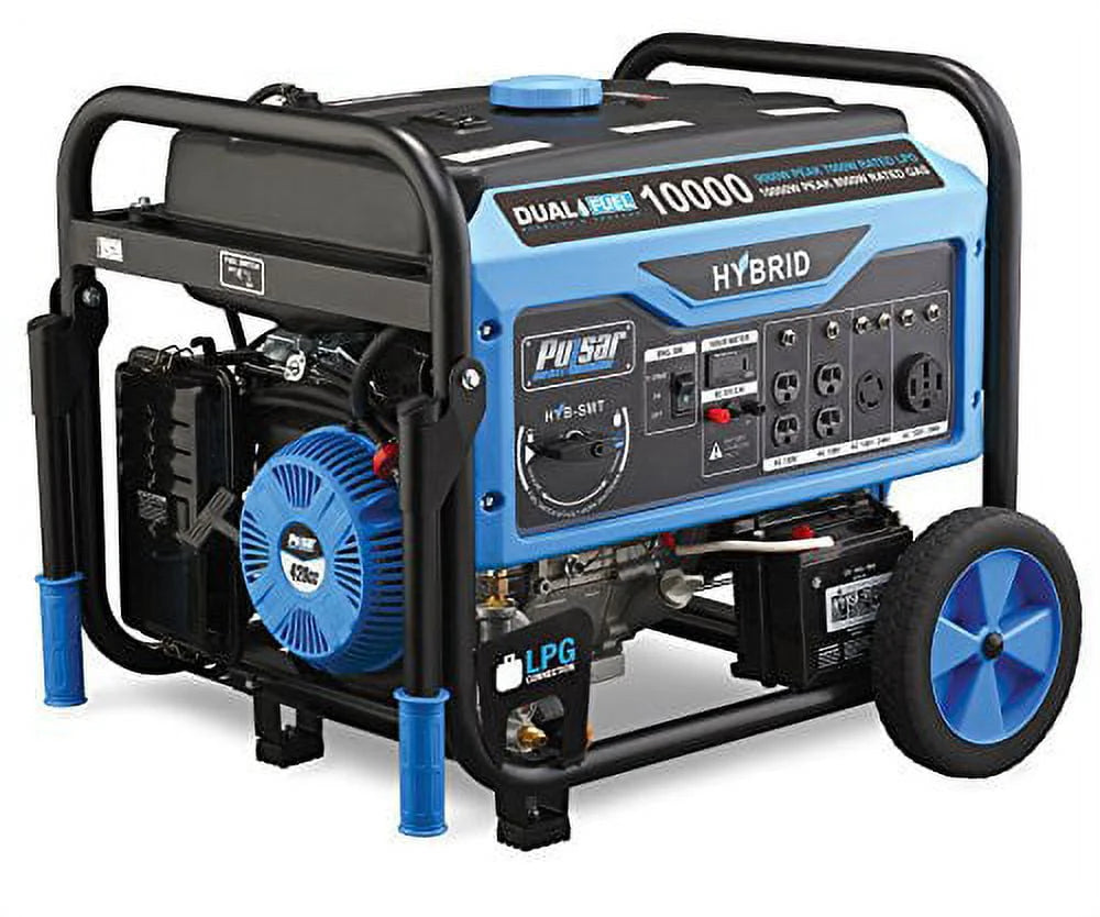 10,000-Watt Dual Fuel Portable Generator with Electric Start N36747