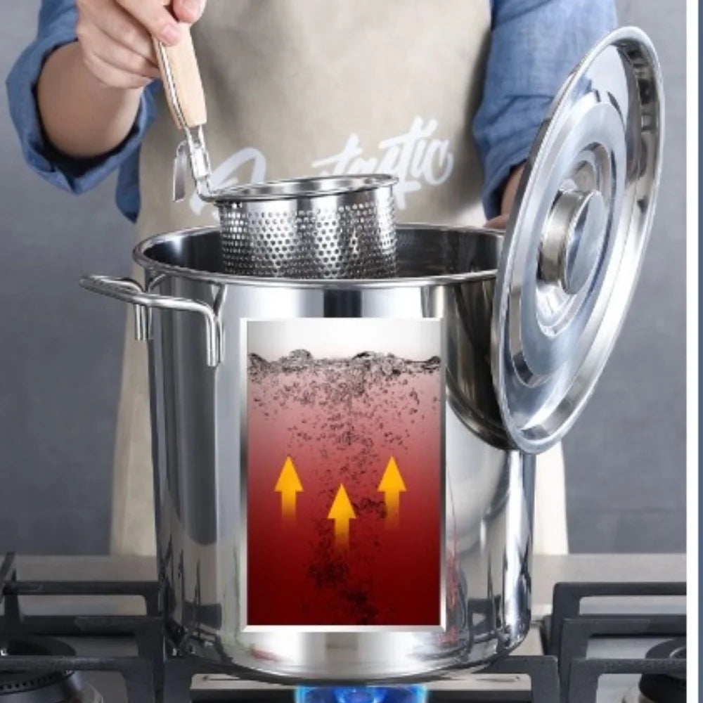 10L Stockpot with Lid Cookware S6919