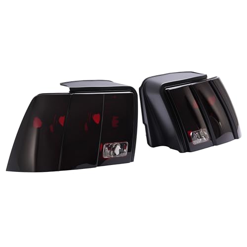 Pair Tail Lights Red Smoke Lens Z564083